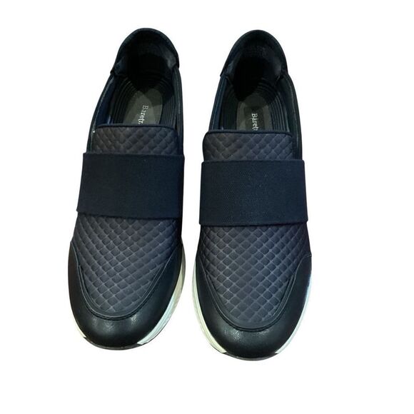 Baretraps® Jamese Casual Cliff Wedge Sneakers Navy Blue 8.5 - Picture 3 of 12